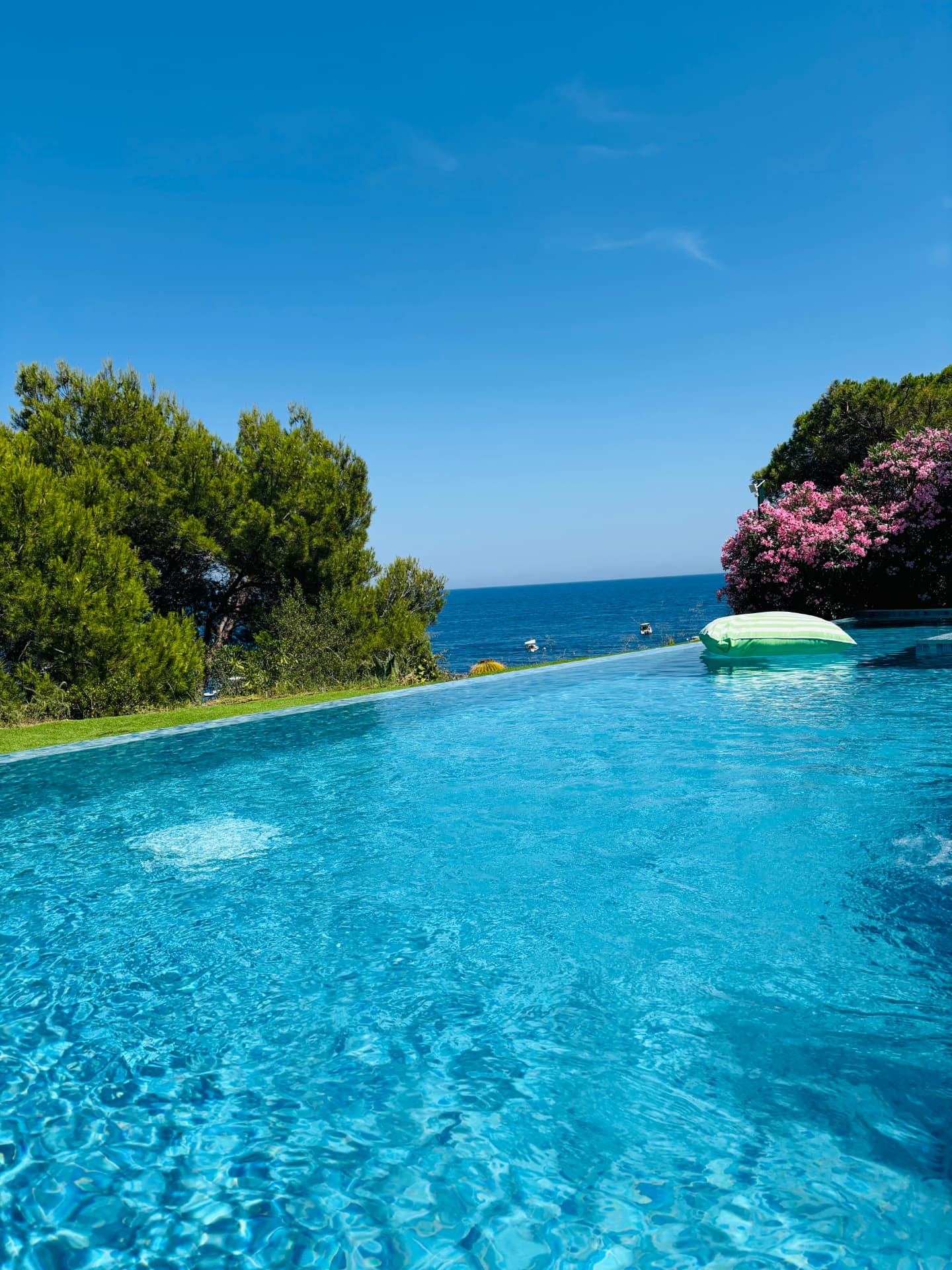Infinity pool overlooking the Mediterranean at a luxury Costa Brava hotel